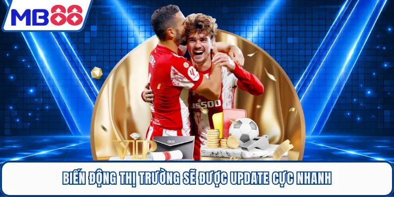 Biến động thị trường sẽ được update cực nhanh